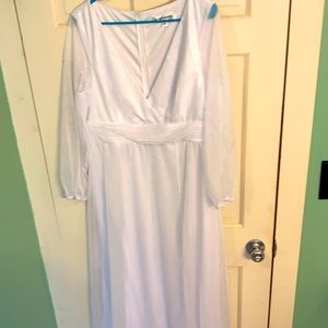 Ever Pretty white wedding dress size 0XL